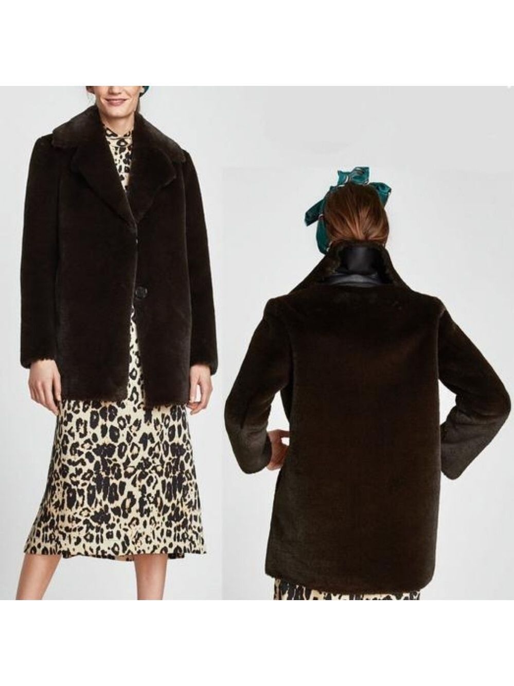 Zara Faux Fur Women Teddy Jacket